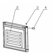 Porte Freezer (repère 2)