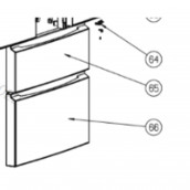 Porte Freezer Sup (repère 65)