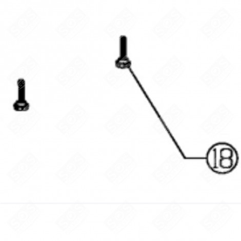 PIED REGLABLE FRIGO, RÉFRIGÉRATEUR, CONGÉLATEUR - FR004001