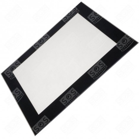 VITRE INTERIEURE [142 0] D'ORIGINE         -            493X435 MM FOUR, CUISINIÈRE - 480121101609, C00314487