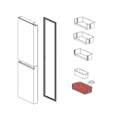Balconnet inférieur (repère 241C)     -    413X203X106 mm Balconnet inférieur (repère 241C)     -    413X203X106 mm