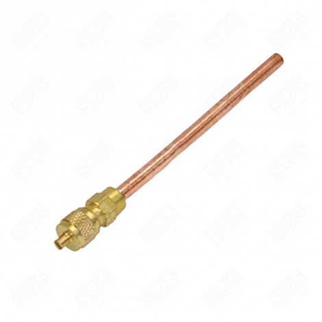 QUEUE DE CHARGE D'ORIGINE 1/4" RALLONGE  L.12CM+VANNE 6NFMSSV01 FRIGO, RÉFRIGÉRATEUR, CONGÉLATEUR - 30603, L14000143