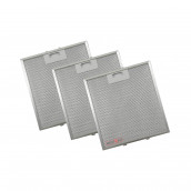 Lot de 3 - Filtre métal (anti graisses) 267x305mm Lot de 3 - Filtre métal (anti graisses) 267x305mm