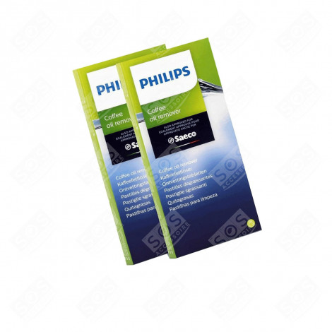 Lot de 2 boîtes de 6 pastilles dégraissantes d'origine (1,6 g) PHILIPS  CA670410