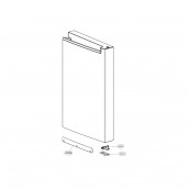 Porte droite (partie congélateur) Porte droite (partie congélateur)