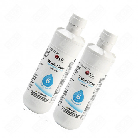 LOT DE 2 FILTRES FRIGO, RÉFRIGÉRATEUR, CONGÉLATEUR - AGF80300704