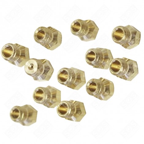 KIT D'INJECTEURS, GICLEURS BUTANE PROPANE D'ORIGINE FOUR, CUISINIÈRE - C00076914