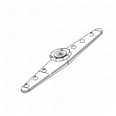 HÉLICE, BRAS DE LAVAGE SUPÉRIEUR LAVE-VAISSELLE - AS0007341