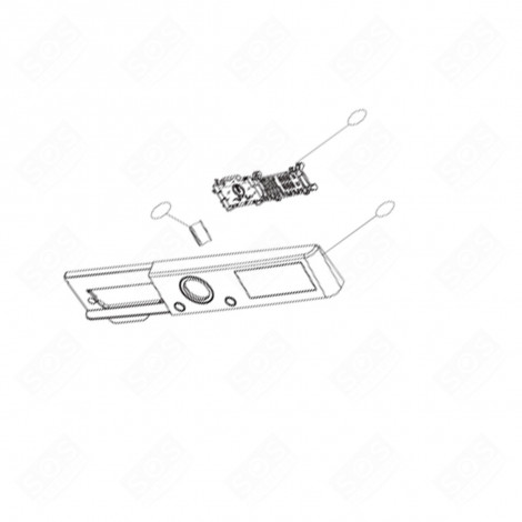 BANDEAU DE COMMANDE MACHINE À LAVER, LAVE-LINGE - AGL30063808