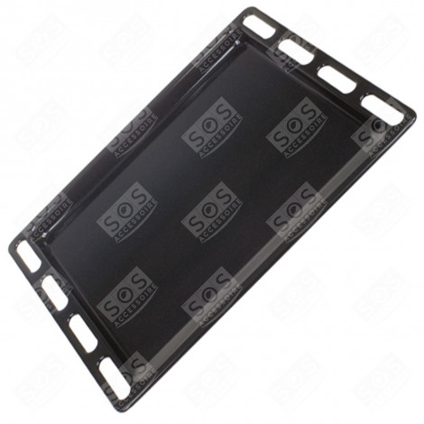 PLAT LÈCHE FRITES EMAILLÉ NOIR D'ORIGINE FOUR, CUISINIÈRE - C0137834