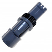 Petite brosse, embout ronde a poils retractable pour meubles