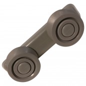 Support gris roulette de panier