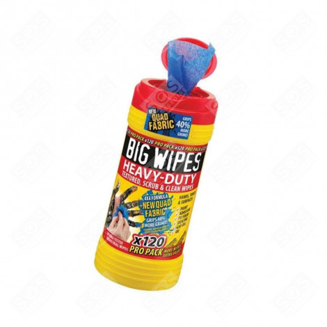 BOITE DE 100 LINGETTES HAUTE PERFORMANCE BIG WIPES ACCESSOIRES ET ENTRETIEN - BIG WIPES