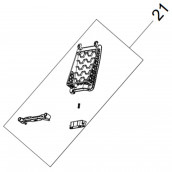 Couvercle filtre cheminée (repère n°21) d'origine