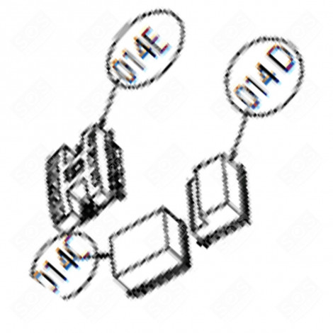 CARTE ÉLECTRONIQUE D'AFFICHAGE (REPÈRE N°014E) D'ORIGINE ASPIRATEUR - 1183785029