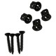 KIT 4 VIS + DOUILLES PANNEAU AVANT D'ORIGINE FOUR, CUISINIÈRE - 50293036005