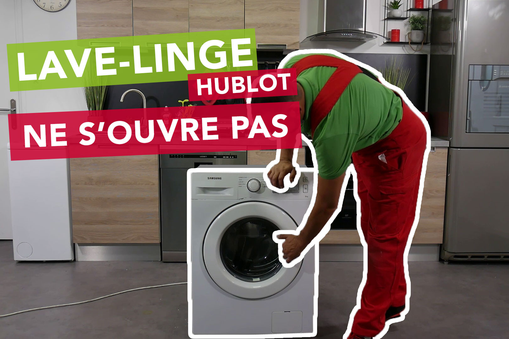 demontage de la poignée ouverture lave-linge electrolux top