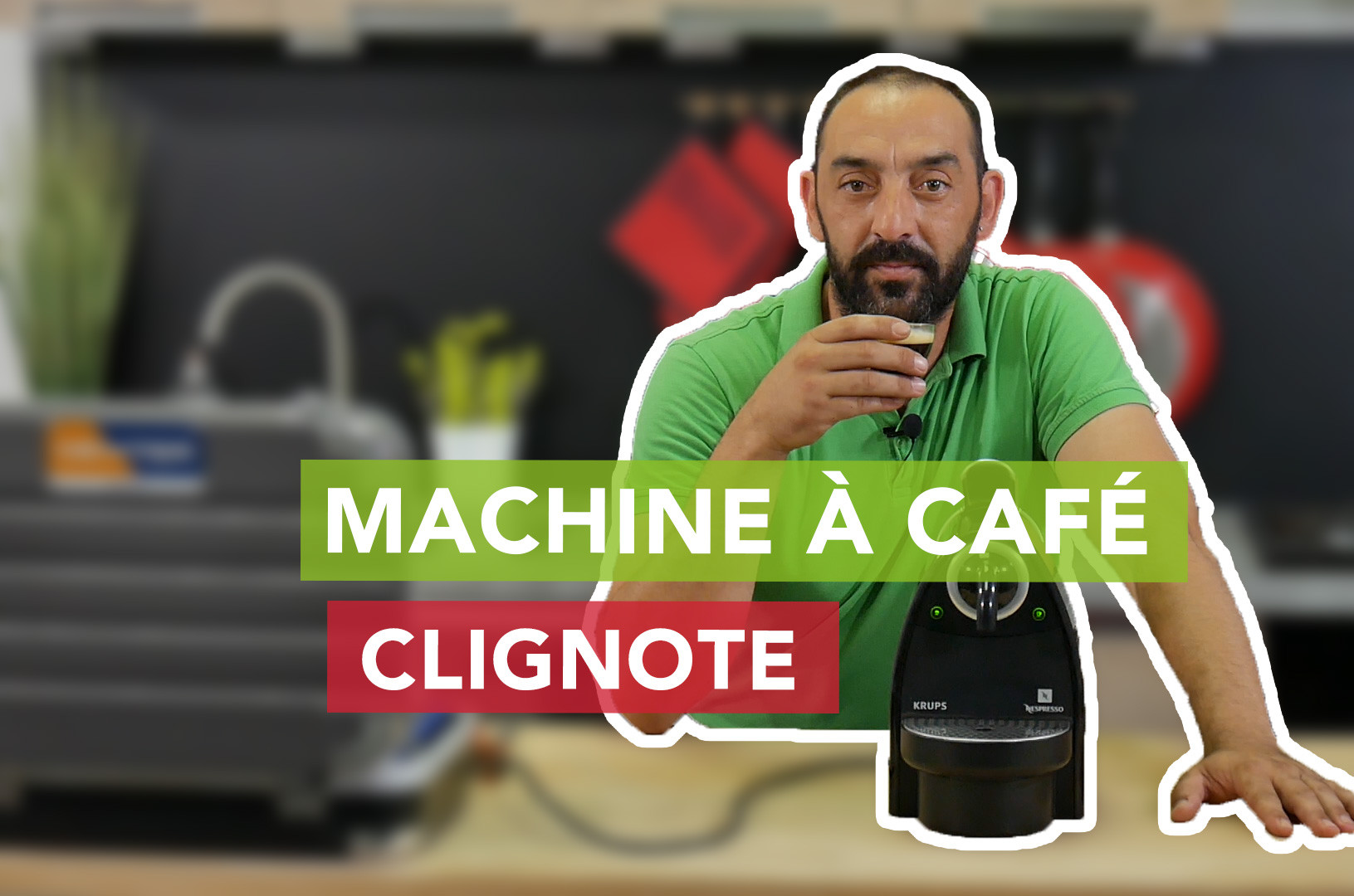 Bouton « clean » reste allumé malgré nettoyage - Cafetière - Krups