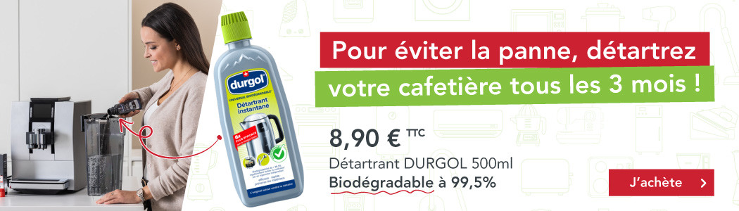 Pour éviter la panne, détartrez votre cafetière tous les 3 mois !
