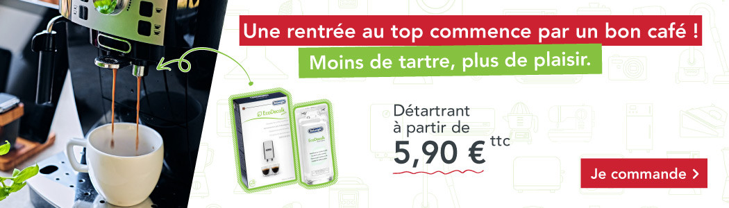 D&eacute;tartrant cafeti&egrave;re pour la rentr&eacute;e